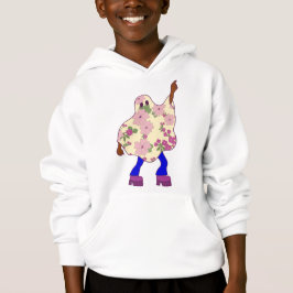 Diskothek halloween african floral ghost hoodie
