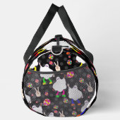 Diskothek halloween african ghost black duffle bag (Rechts)