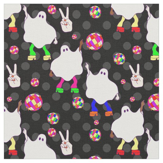 Diskothek halloween african ghost black stoff (Nahaufnahme)