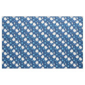 Diskothek halloween african ghost blue stoff (Fat Quarter (45,7 x 55,9 cm))
