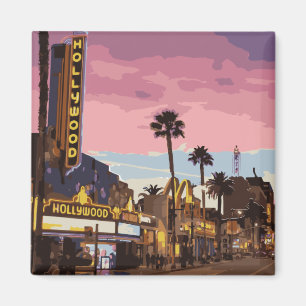 Diskothek lila Los Angeles Magnet