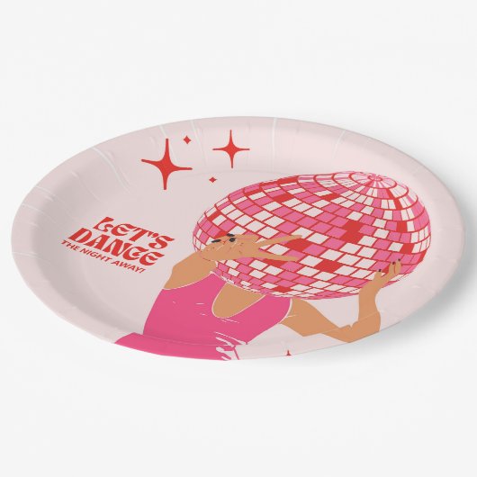 Diskothek Pappteller (Schrägansicht)