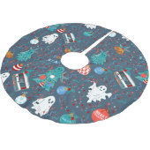 Diskothek Polyester Weihnachtsbaumdecke (Schrägansicht)