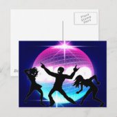 Diskothek Postkarte (Vorne/Hinten)