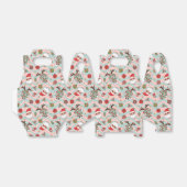 Diskothek Santa und Reindeer Urlaubsmuster Geschenkschachtel (Ungefaltet)