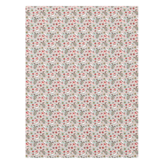 Diskothek Santa und Reindeer Urlaubsmuster Tischdecke (Vorderseite)