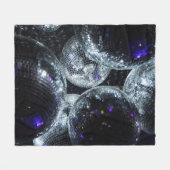 Diskotheken: Dunkle Party-Atmosphäre Fleecedecke (Vorderseite (Horizontal))