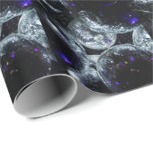 Diskotheken: Dunkle Party-Atmosphäre Geschenkpapier (Rolleneckpunkt)