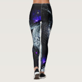 Diskotheken: Dunkle Party-Atmosphäre Leggings (Rückseite)
