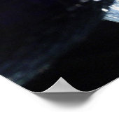 Diskotheken: Dunkle Party-Atmosphäre Poster (Ecke)