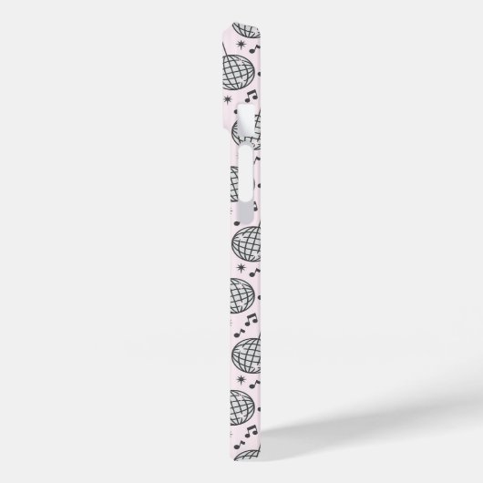 Diskotheken und Musiknoten Case-Mate iPhone Hülle (Rückseite / Links)