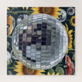 Diskotheken und Sonnenblumen mit Vintagen Bugs Puzzle (Horizontal)