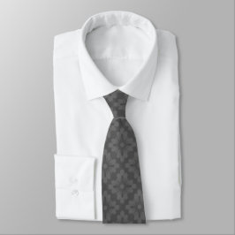 Diskrete Abstrakte graue Blume Muster Neck Tie Krawatte