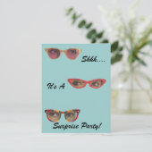 Diskrete Detail-Retro Einladung (Stehend Vorderseite)