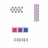 diskreter Stolz Aufkleber (Vorderseite)