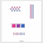 diskreter Stolz Aufkleber (Blatt)