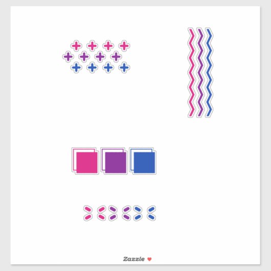 diskreter Stolz Aufkleber (Blatt)