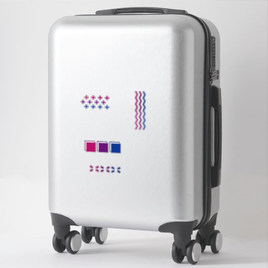 diskreter Stolz Aufkleber (Koffer)