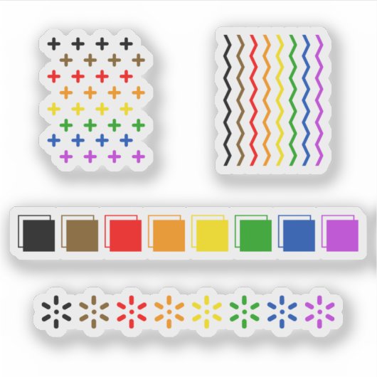 diskreter Stolz Aufkleber (Vorderseite)