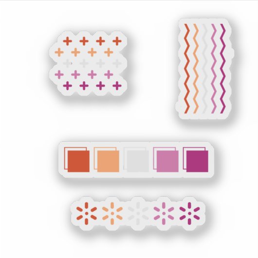 diskreter Stolz Aufkleber (Vorderseite)