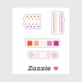 diskreter Stolz Aufkleber (Blatt)