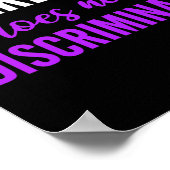Diskriminiert Lila Design von Multifunktionsleiste Poster (Ecke)