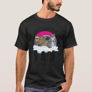 Diskriminierung ist Trash Opossum Raccoon Bisexual T-Shirt