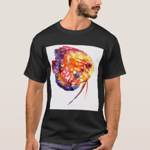 Diskus, Regenbogenfarben, gelb rot, blau T-Shirt