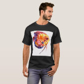 Diskus, Regenbogenfarben, gelb rot, blau T-Shirt (Vorne ganz)
