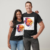 Diskus, Regenbogenfarben, gelb rot, blau T-Shirt (Unisex)