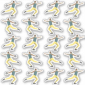 Diskusauskragen Aufkleber (Vorderseite)