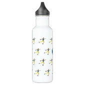 Diskusauskragen Edelstahlflasche (Links)