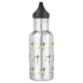 Diskusauskragen Edelstahlflasche (Links)