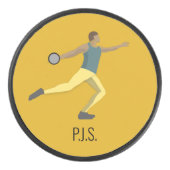 Diskusauskragen Eishockey Puck (Vorderseite)