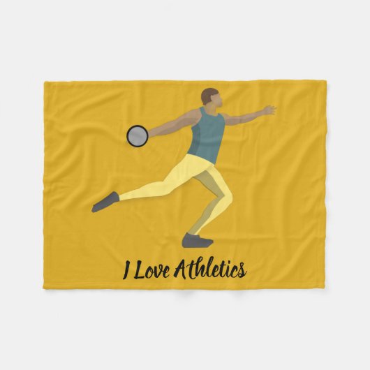 Diskusauskragen Fleecedecke (Vorderseite (Horizontal))