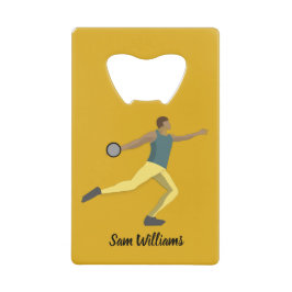 Diskusauskragen Geldbeutel Flaschenöffner