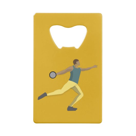 Diskusauskragen Geldbeutel Flaschenöffner (Rückseite)