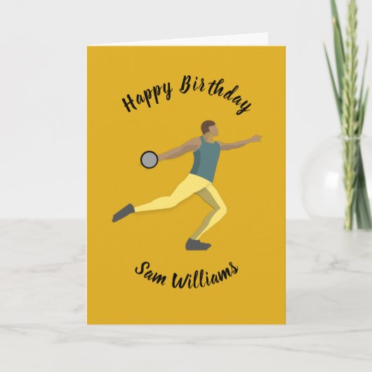 Diskusauskragen Karte (Vorderseite)