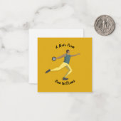 Diskusauskragen Mitteilungskarte (Vorderseite/Rückseite Beispiel)