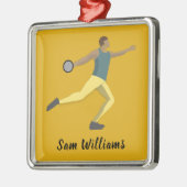 Diskusauskragen Ornament Aus Metall (Links)