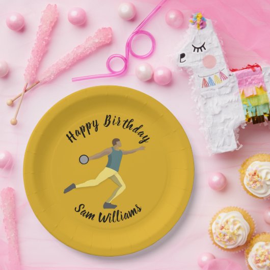 Diskusauskragen Pappteller (Party)