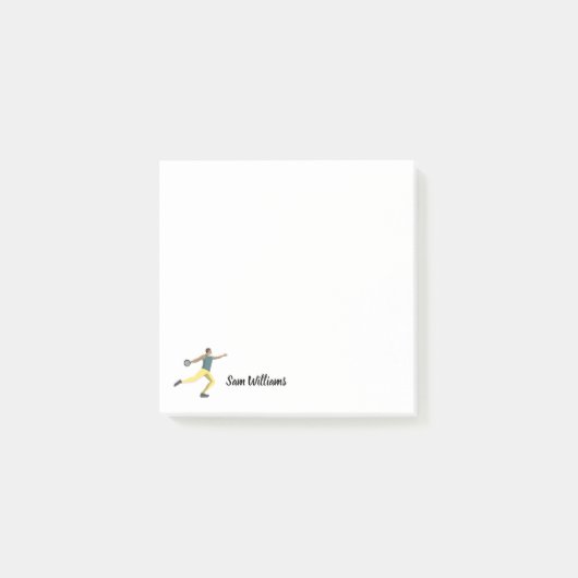 Diskusauskragen Post-it Klebezettel (Vorderseite)