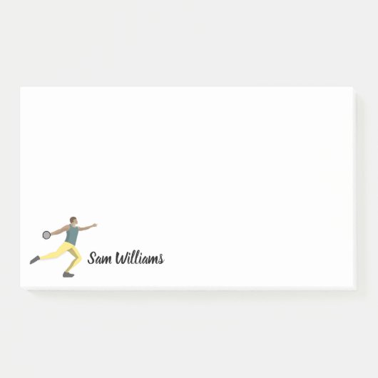 Diskusauskragen Post-it Klebezettel (Vorderseite)