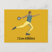 Diskusauskragen Postkarte (Vorderseite)