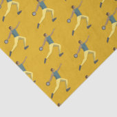 Diskusauskragen Seidenpapier (Detail)