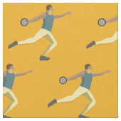 Diskusauskragen Stoff (Nahaufnahme)