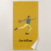 Diskusauskragen Strandtuch (Vorderseite)