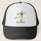 Diskusauskragen Truckerkappe (Vorderseite)