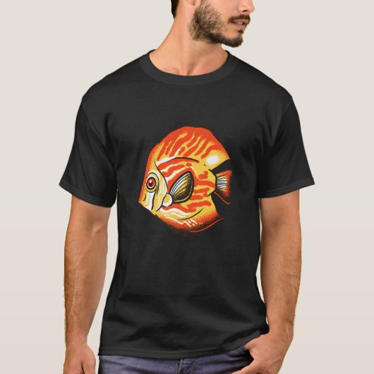 Diskusfisch Amazonas Flussfisch Diskus T-Shirt (Vorderseite)