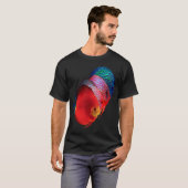 Diskusfisch-Shirt T-Shirt (Vorne ganz)